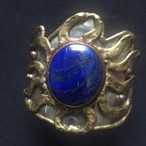 LAPIS LAZULI Cuff Bracelet